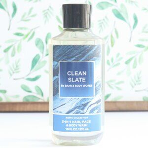 BBW | Clean Slate 3 in 1 Hair Face & Body Wash Men’s Shampoo NWT | 10 fl oz